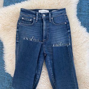 Denim Forum Lola high rise crop